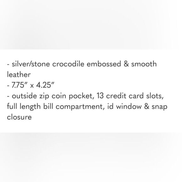 Coach Morgan Slim Wallet, Color Stone, NWT - Picture 3 of 8